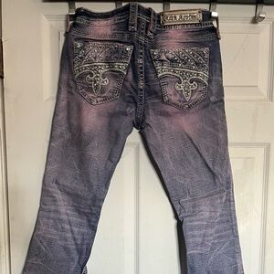Rock Revival Purple and Pink Men's Jeans